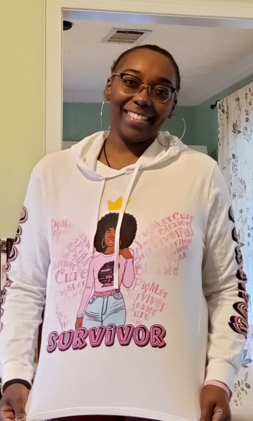 "I support breast cancer awareness because i am a survivor! Early detection has and will continue to save lives everyday."- Katherine Green, CSRII APC-CSC
